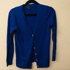 GAP Blue Knit Cardigan